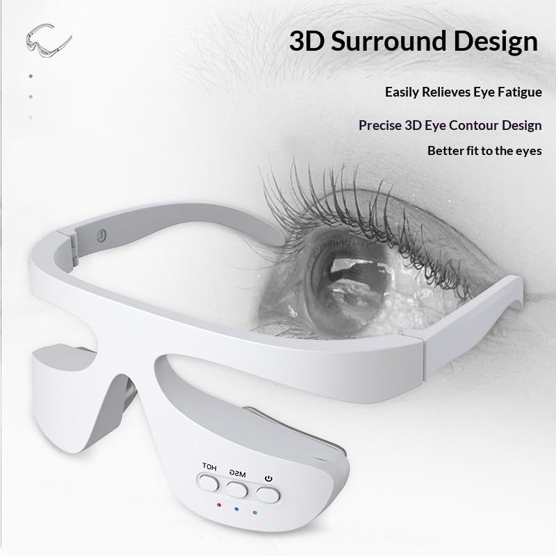 Portable Smart Eye Massager 3D - огляд і ціна Light Therapy Glasses