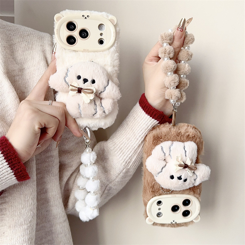 3D Cartoon Bowknot Puppy Warm  - огляд і ціна Apple Iphone 15