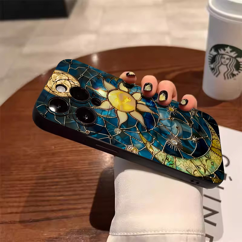 Aesthetic Sun Moon Print Phone - огляд і ціна Samsung Galaxy A55