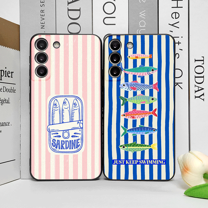 Cute Striped Pattern Sardines  - огляд і ціна Oppo Reno 12