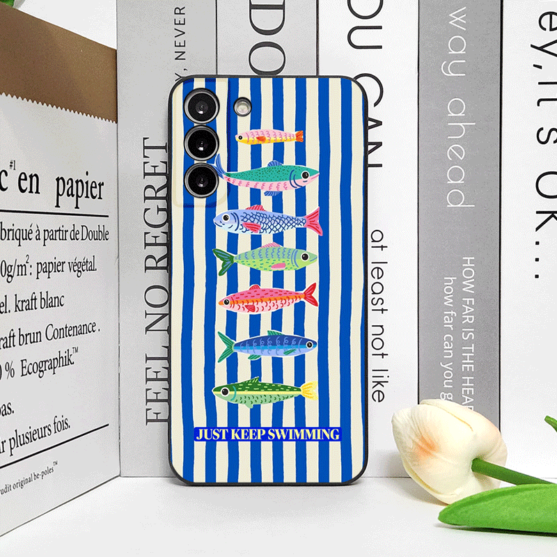 Cute Striped Pattern Sardines  - огляд і ціна Oppo Reno 12