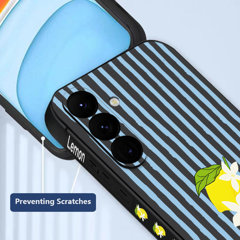 Stripe Lemon Print TPU Phone C - огляд і ціна Samsung Galaxy A55