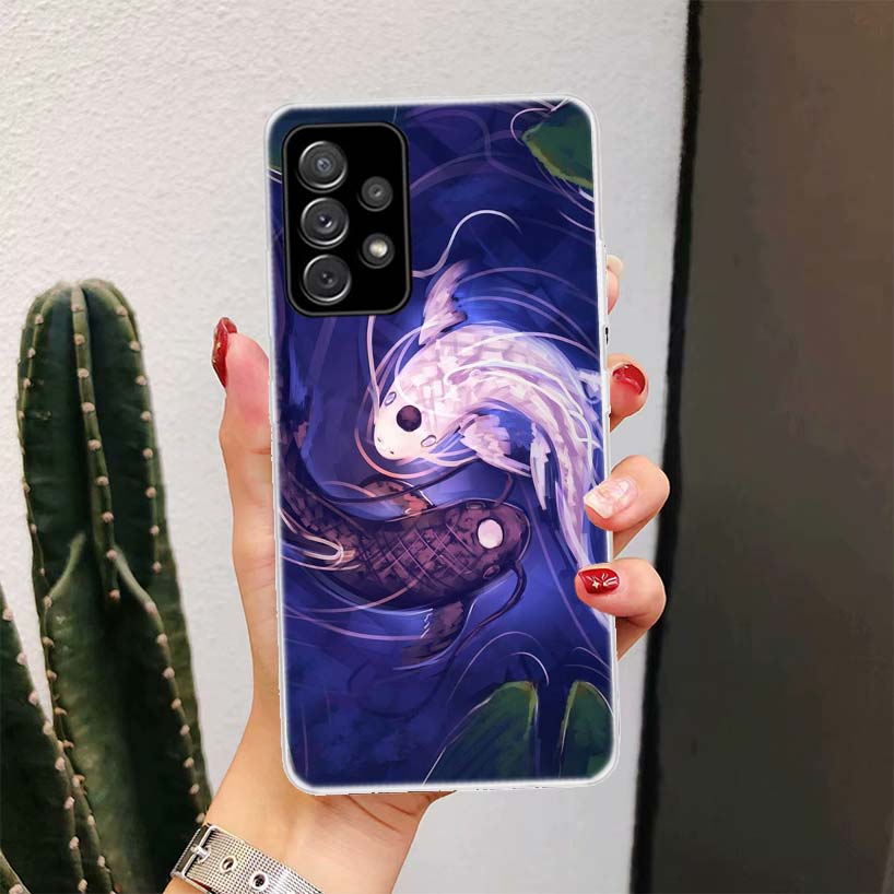 Japan Koi Fish Yin Yang Art Fo - огляд і ціна Samsung Galaxy A55