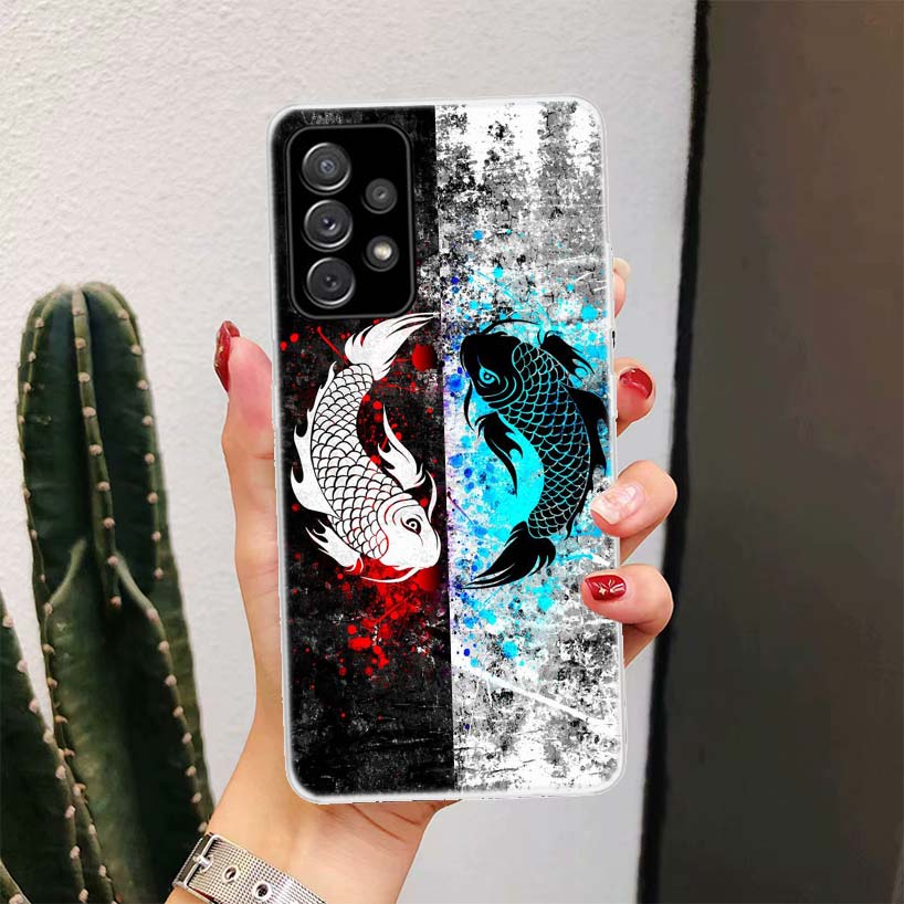Japan Koi Fish Yin Yang Art Fo - огляд і ціна Samsung Galaxy A55